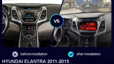 Màn hình DVD Android Hyundai Elantra 2011 - 2015 | Gotech GT8 